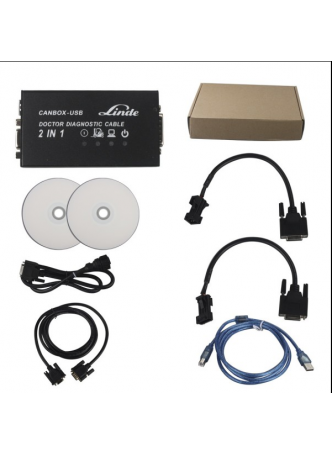  Linde Canbox and Doctor Diagnostic Cable 2 in 1 diagnostic tool free shipping